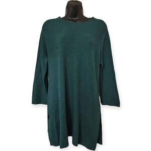 ❤️J. Jill Teal Long Sleeve Top☆